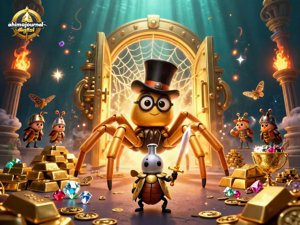 Experience gaming excitement with ahimajournal-digital's vibrant 3D casino illustration.