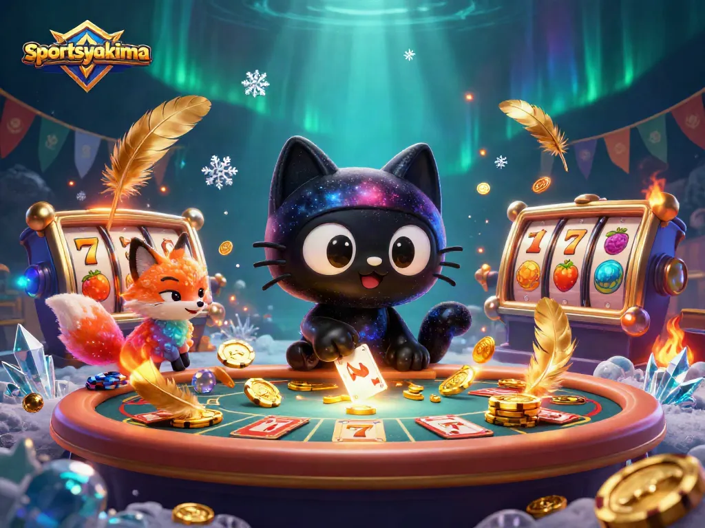 Engage in exhilarating gameplay at sportsyakima's cosmic casino with vibrant characters and thrilling action.